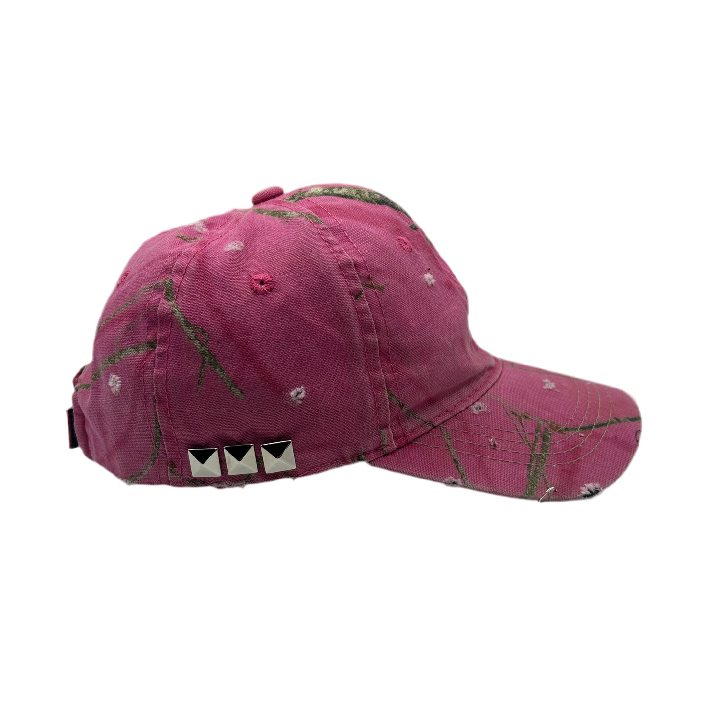 1 of 1 Handcrafted Military Cap–Pink Realtree