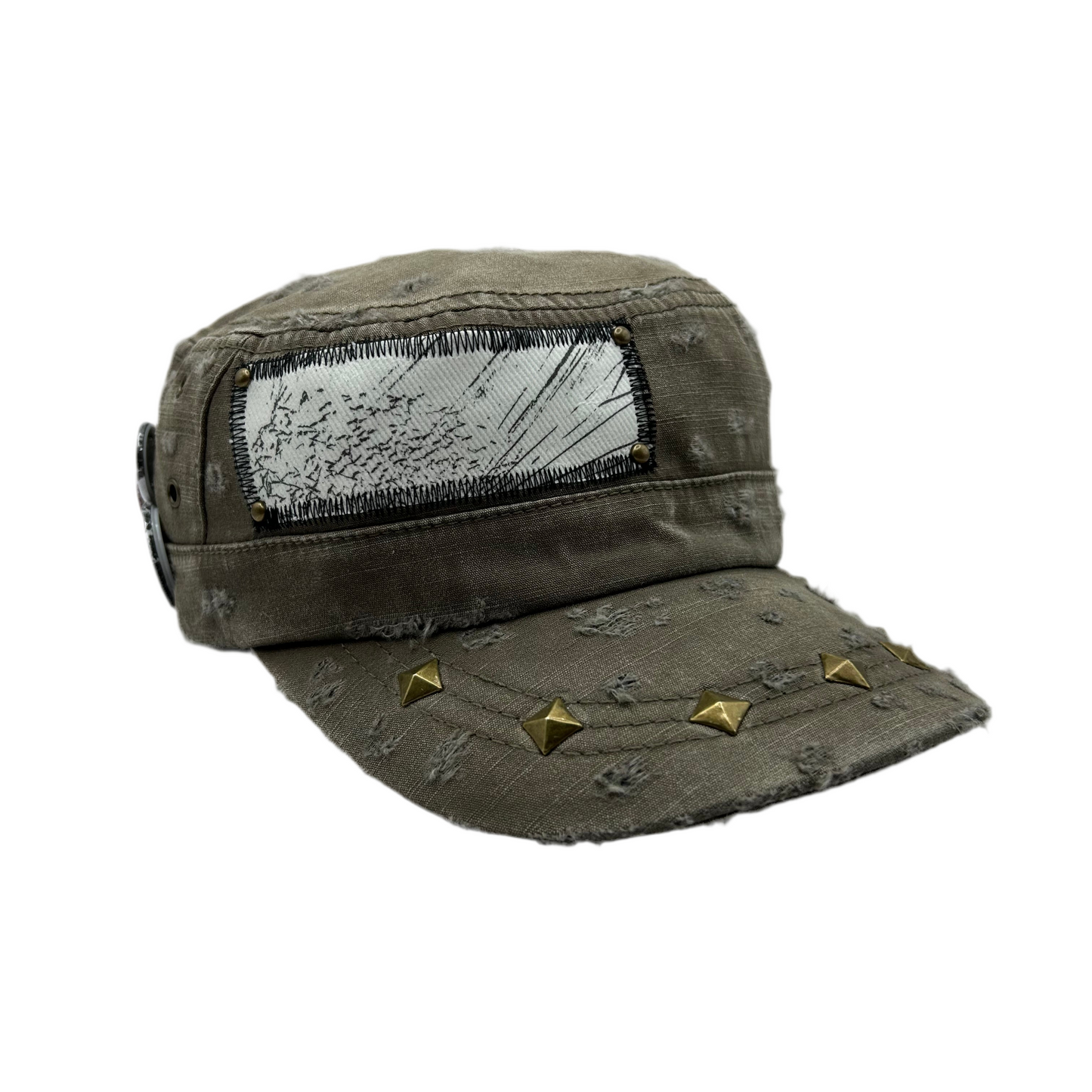 1 of 1 Handcrafted Military Cap–Sandstorm