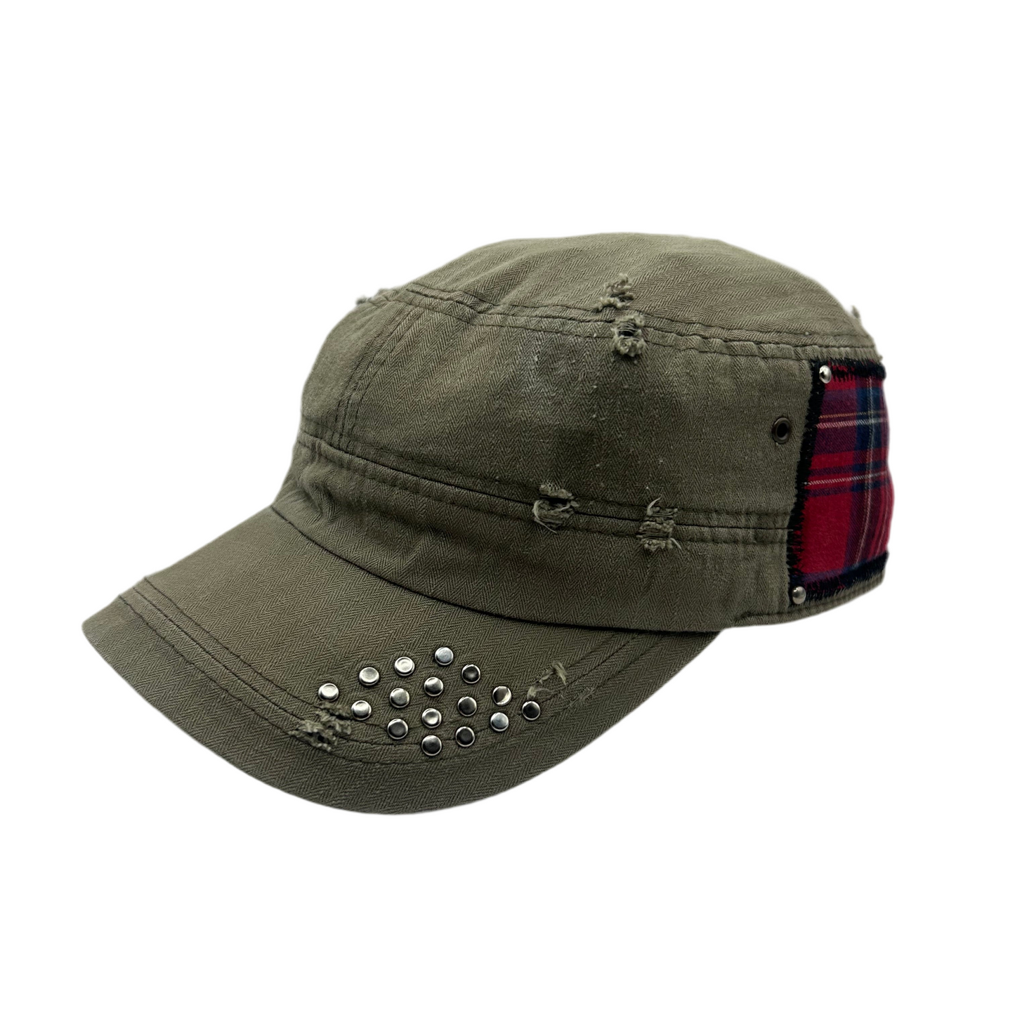 1 of 1 Handcrafted Military Cap–Autumn