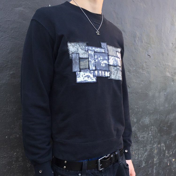 1 of 1 Patchwork Sweatshirt–Black Realtree