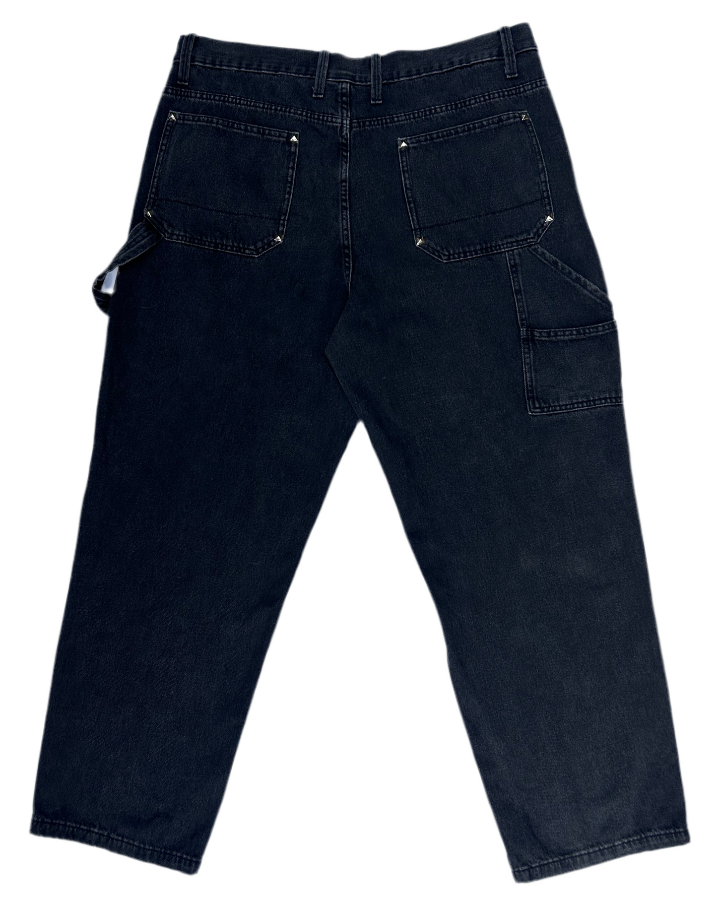 1 of 1 Handcrafted Black Carpenter Jeans