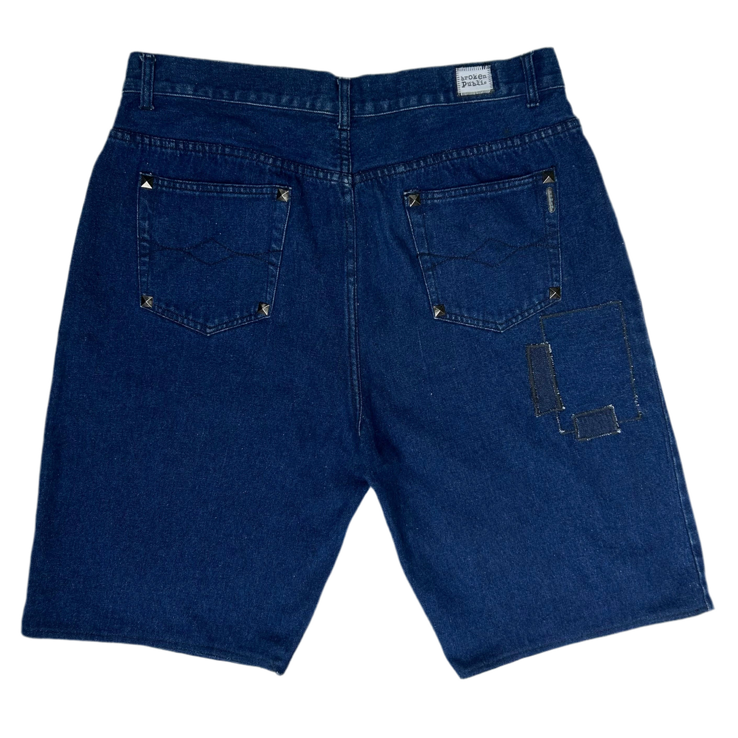 1 of 1 Handcrafted Dark Navy Edwin Jorts