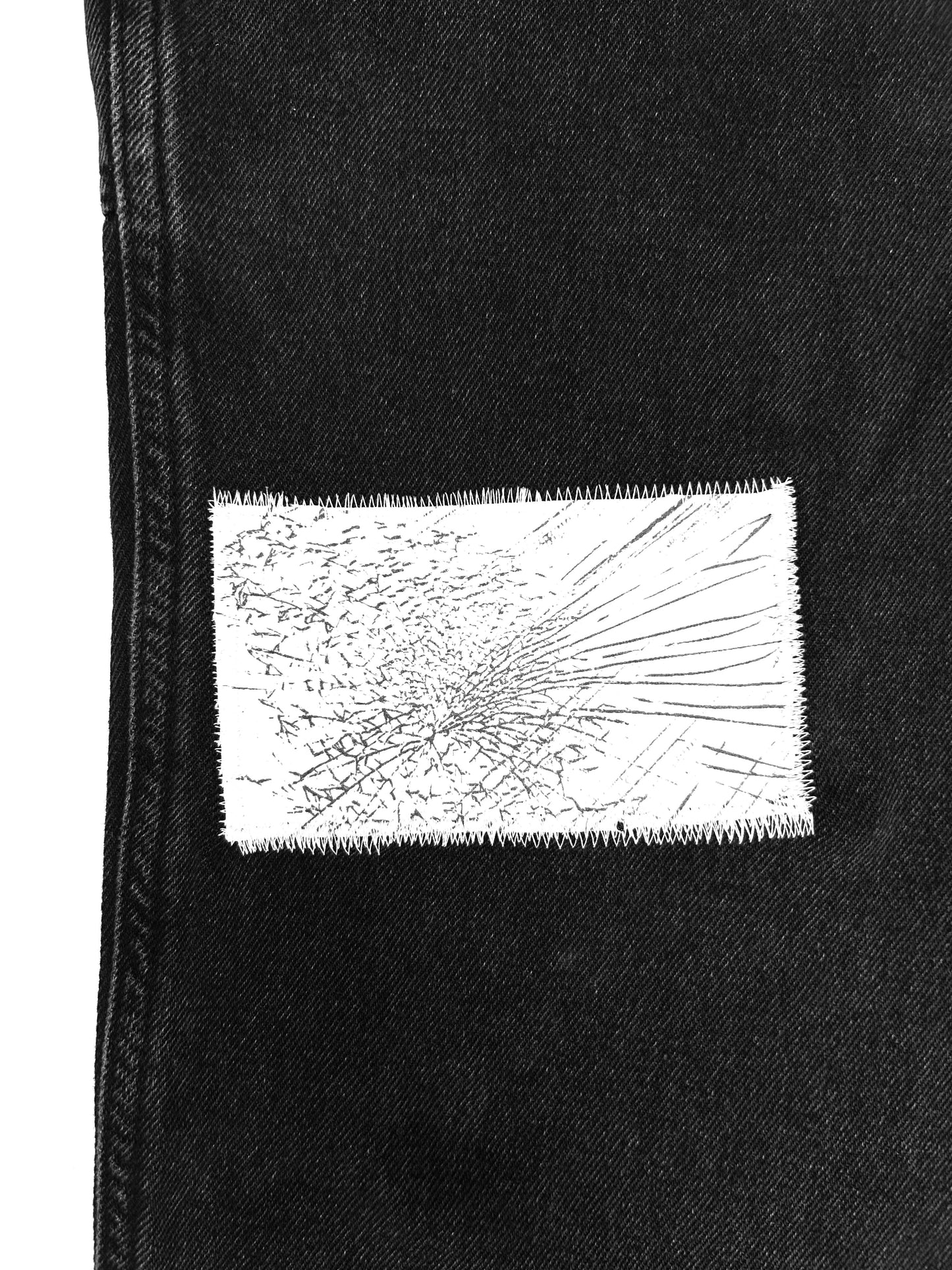 1 of 1 Handcrafted Black Carpenter Jeans