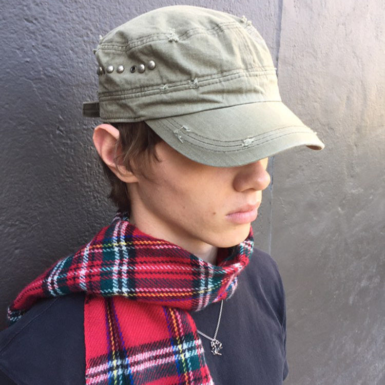 1 of 1 Handcrafted Military Cap–Autumn