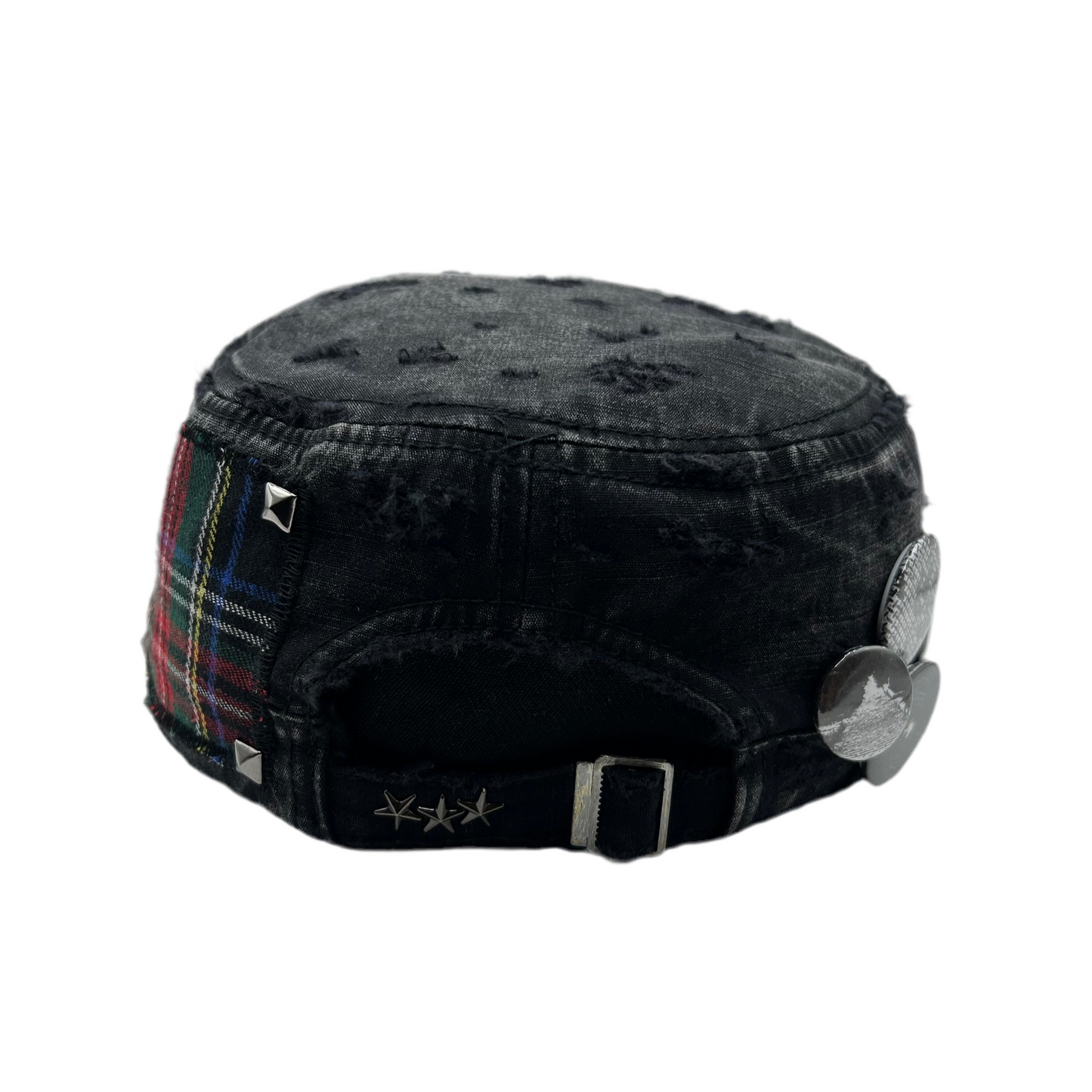 1 of 1 Handcrafted Military Cap–Tartan