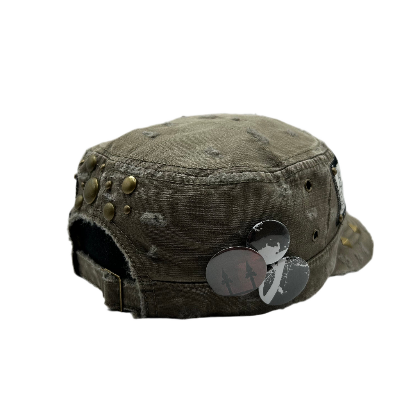 1 of 1 Handcrafted Military Cap–Sandstorm