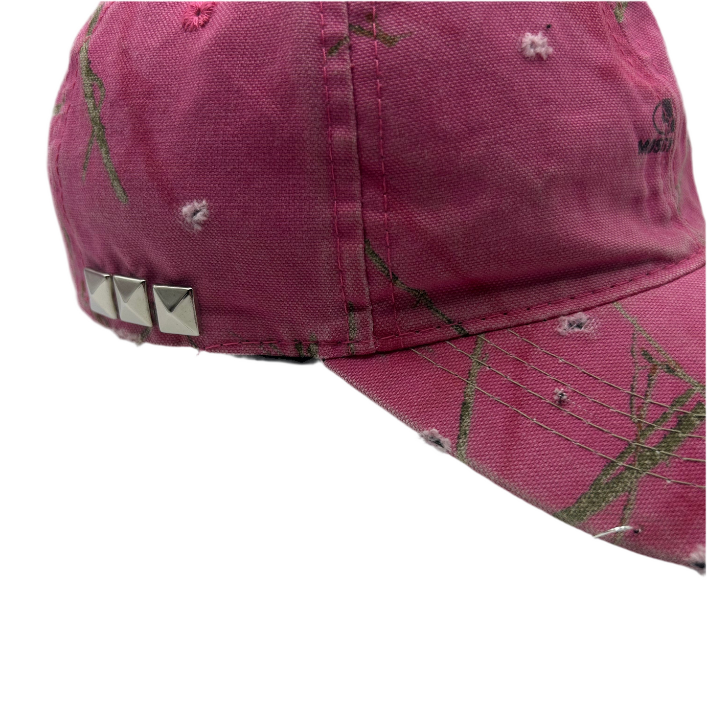 1 of 1 Handcrafted Military Cap–Pink Realtree