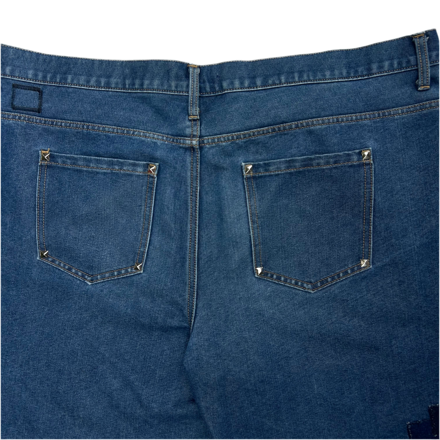 1 of 1 Handcrafted Navy Jorts