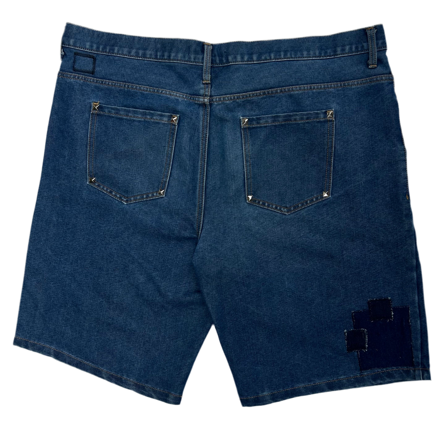 1 of 1 Handcrafted Navy Jorts