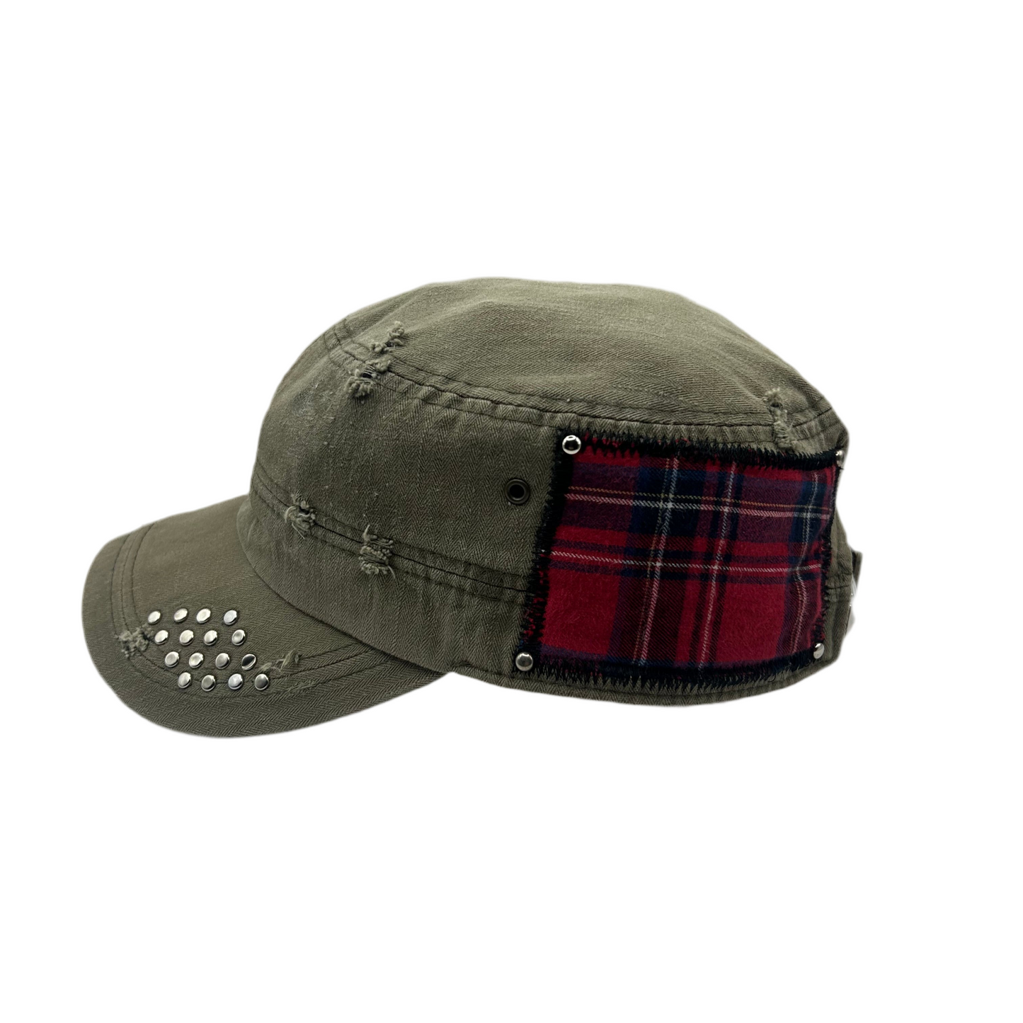 1 of 1 Handcrafted Military Cap–Autumn