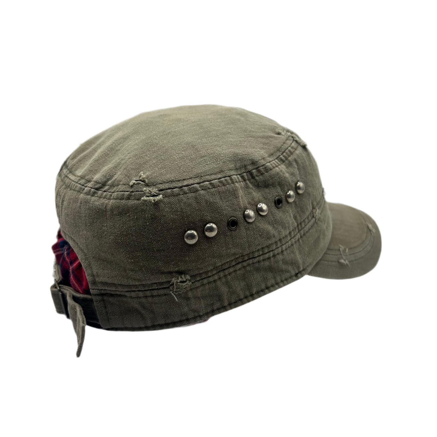 1 of 1 Handcrafted Military Cap–Autumn