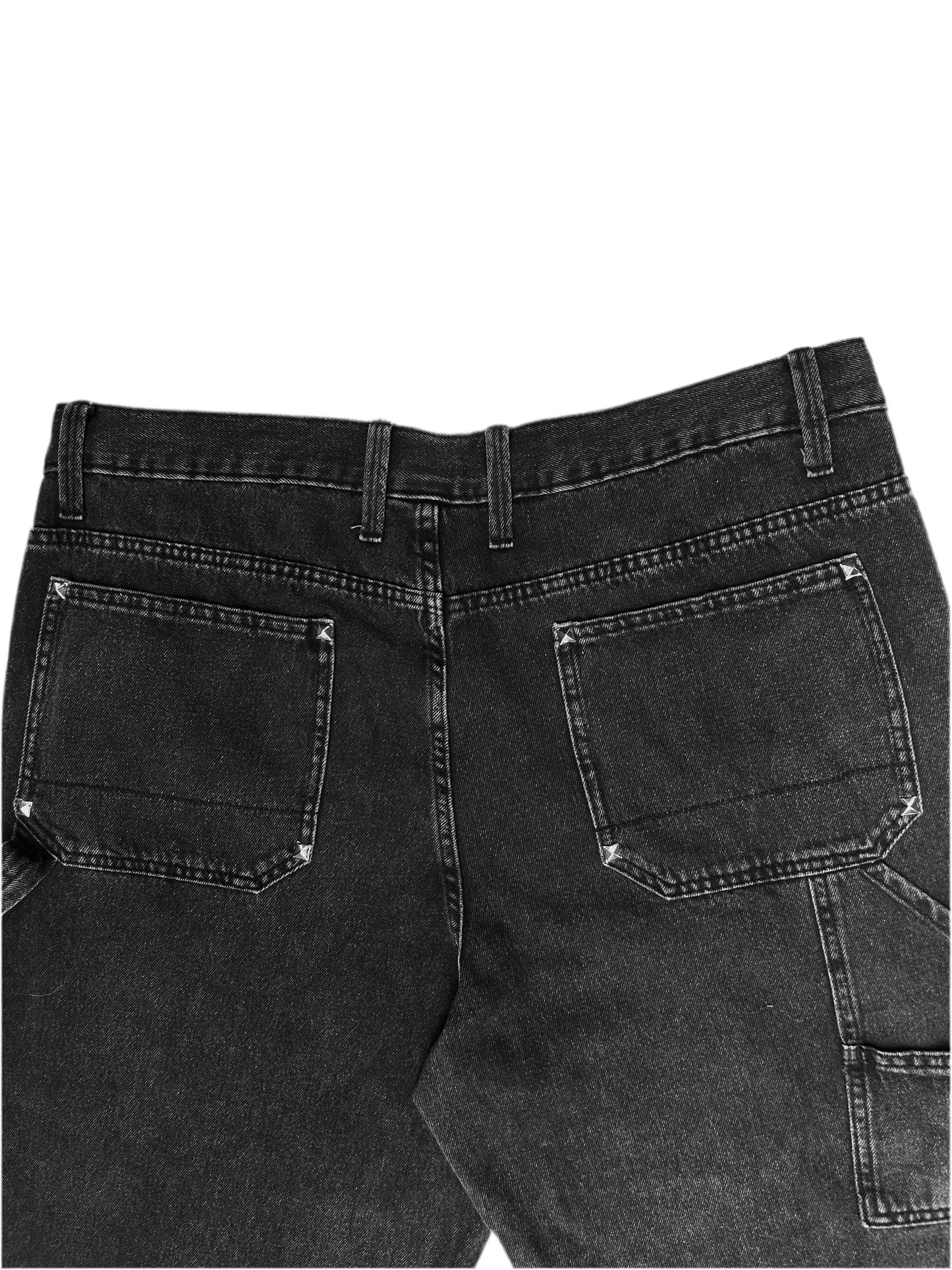 1 of 1 Handcrafted Black Carpenter Jeans