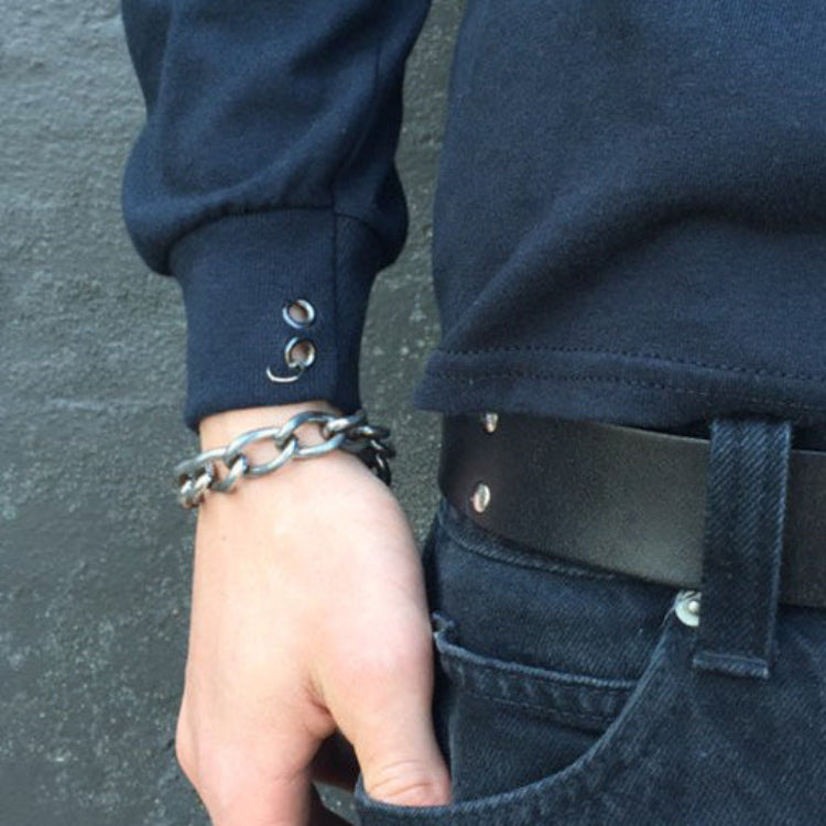 1 of 1 Black Patched Shirt–Broken