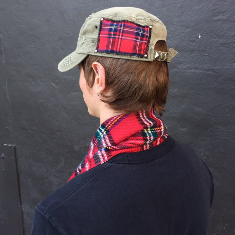 1 of 1 Handcrafted Military Cap–Autumn