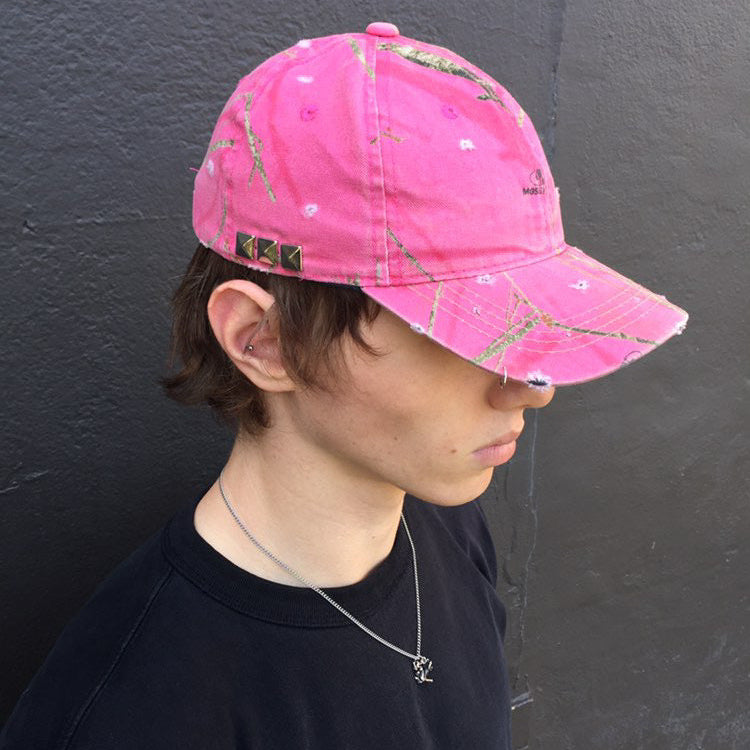1 of 1 Handcrafted Military Cap–Pink Realtree