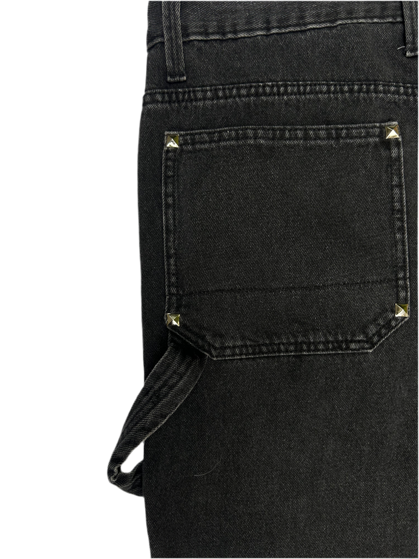 1 of 1 Handcrafted Black Carpenter Jeans