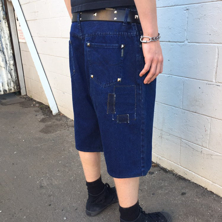 1 of 1 Handcrafted Dark Navy Edwin Jorts