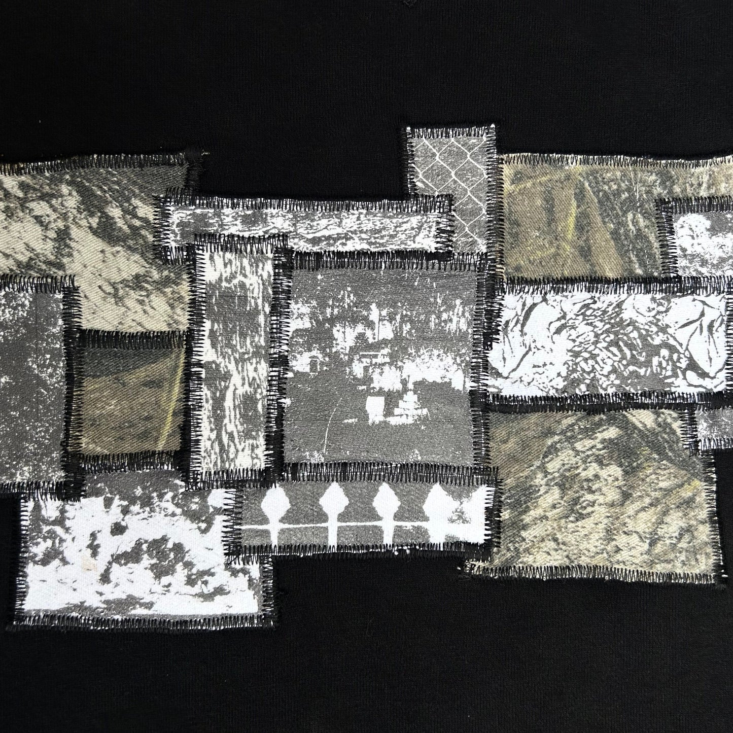 1 of 1 Patchwork Sweatshirt–Black Realtree