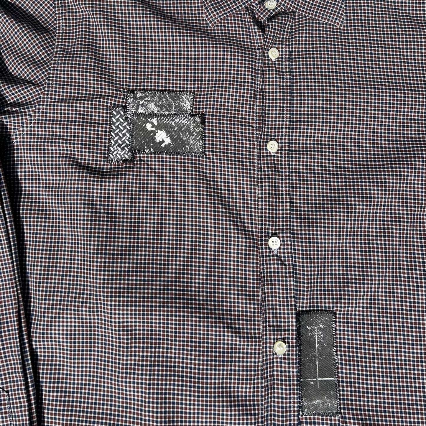 1 of 1 Patchwork Button Up–Ash