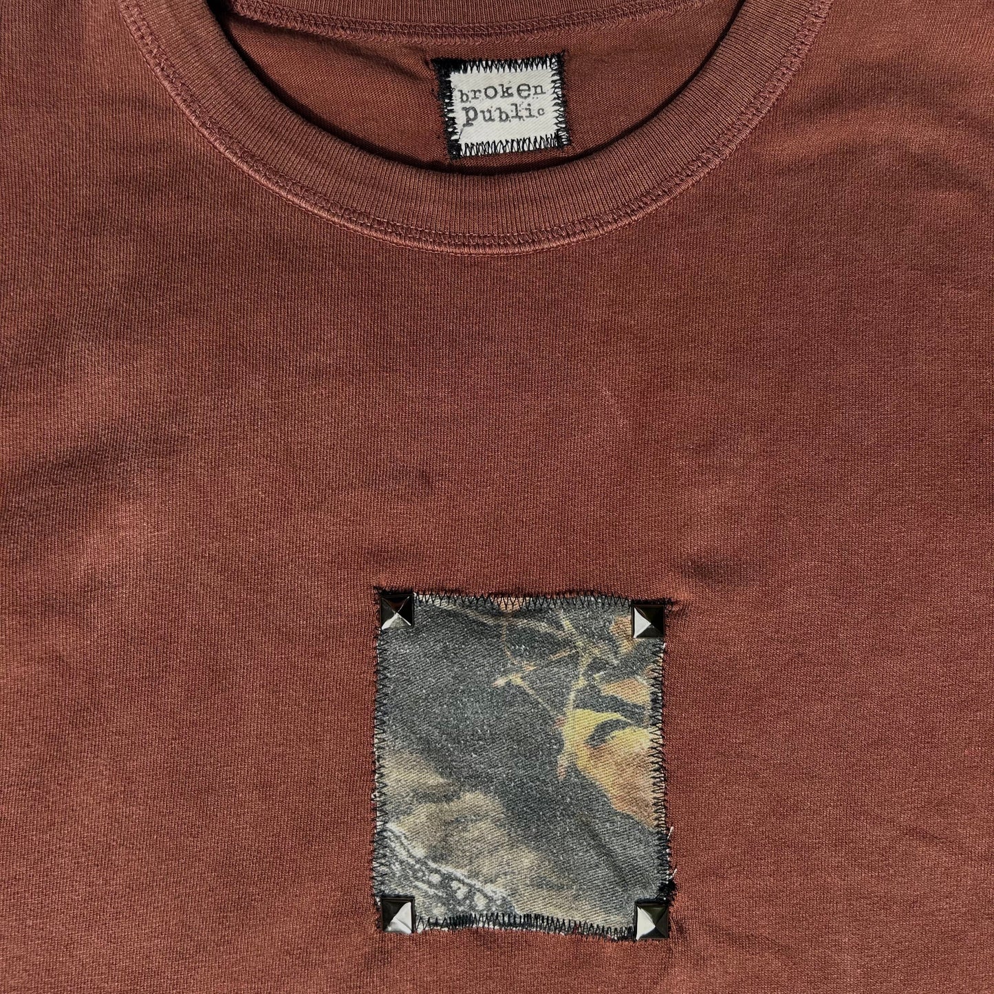 1 of 1 Patched Brown T-Shirt