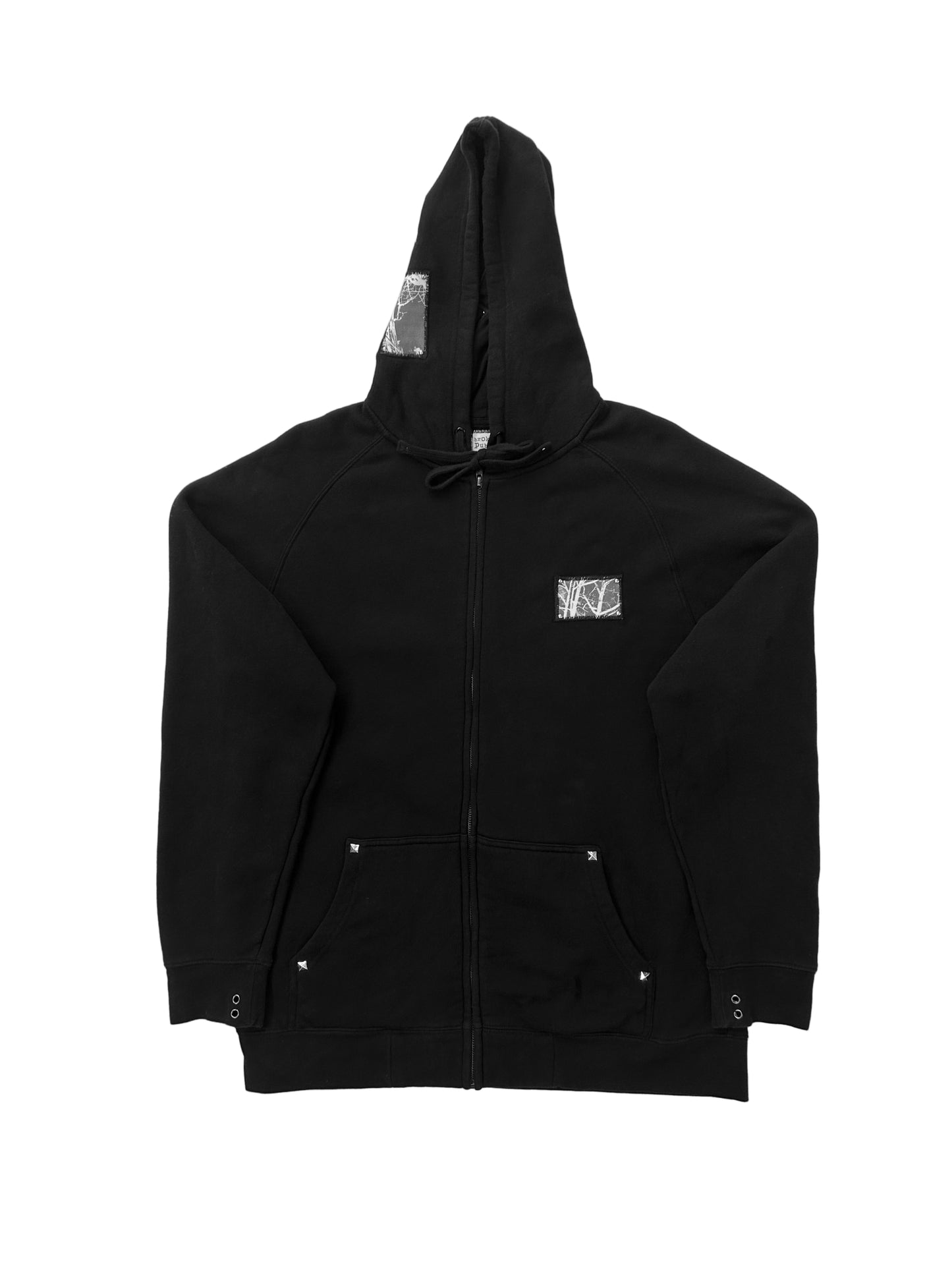 1 of 1 Zip-Up Hooded Sweatshirt–Woodland