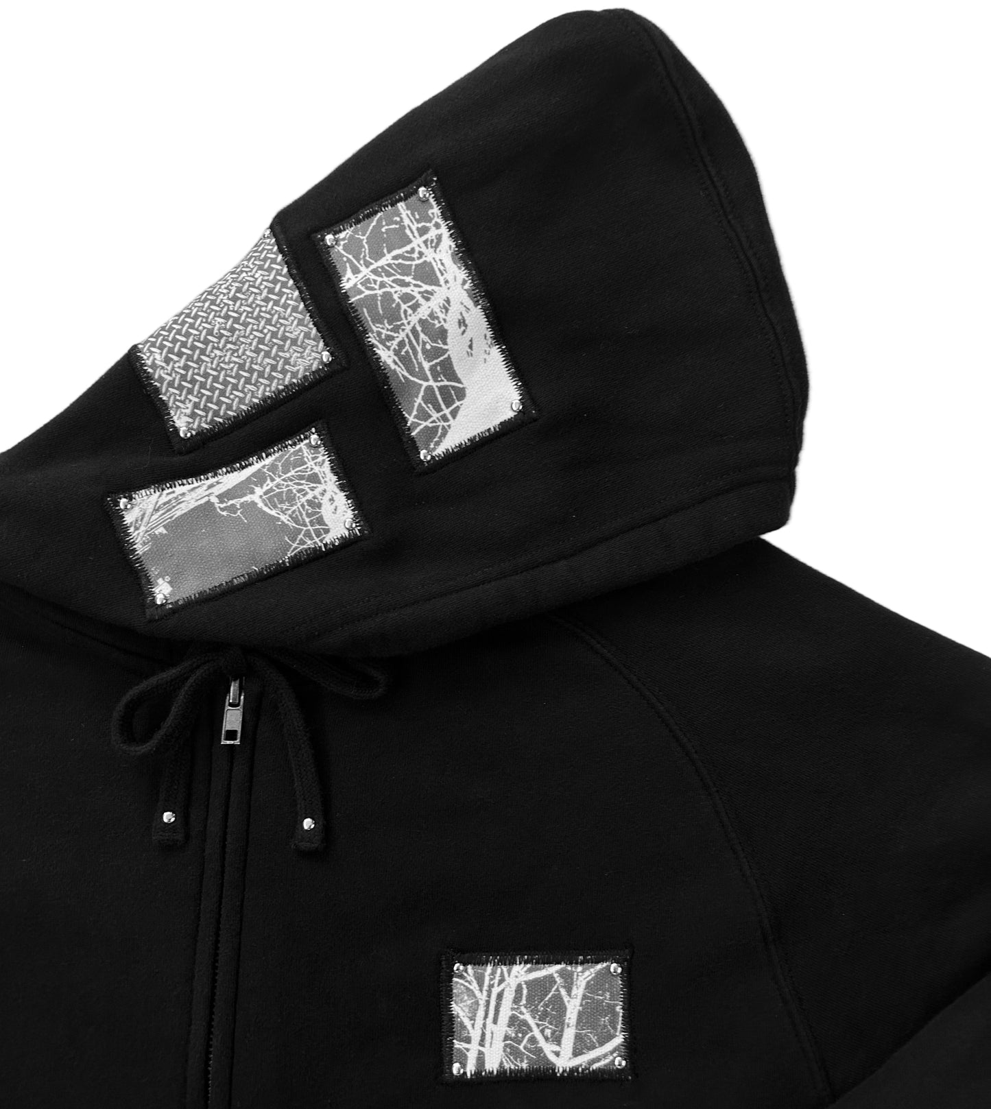 1 of 1 Zip-Up Hooded Sweatshirt–Woodland