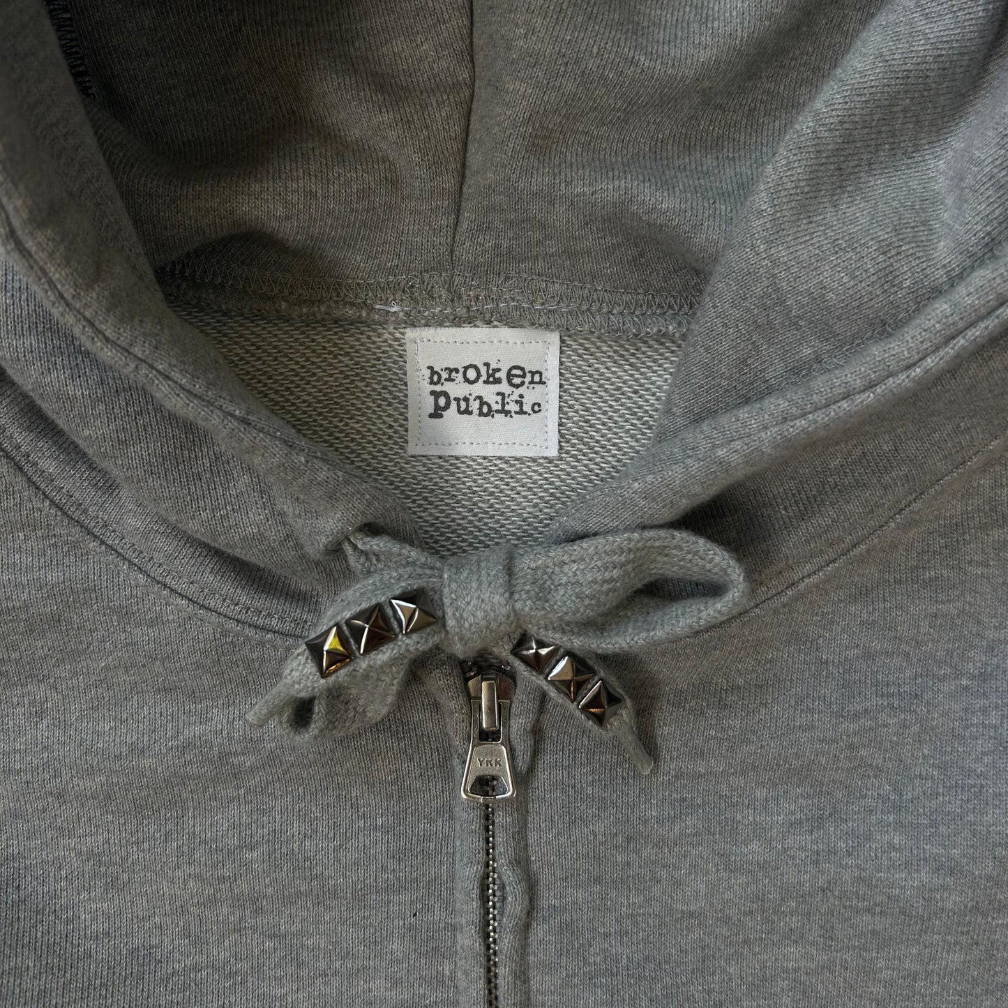 1 of 1 Zip-Up Hooded Sweatshirt–Concrete Moss