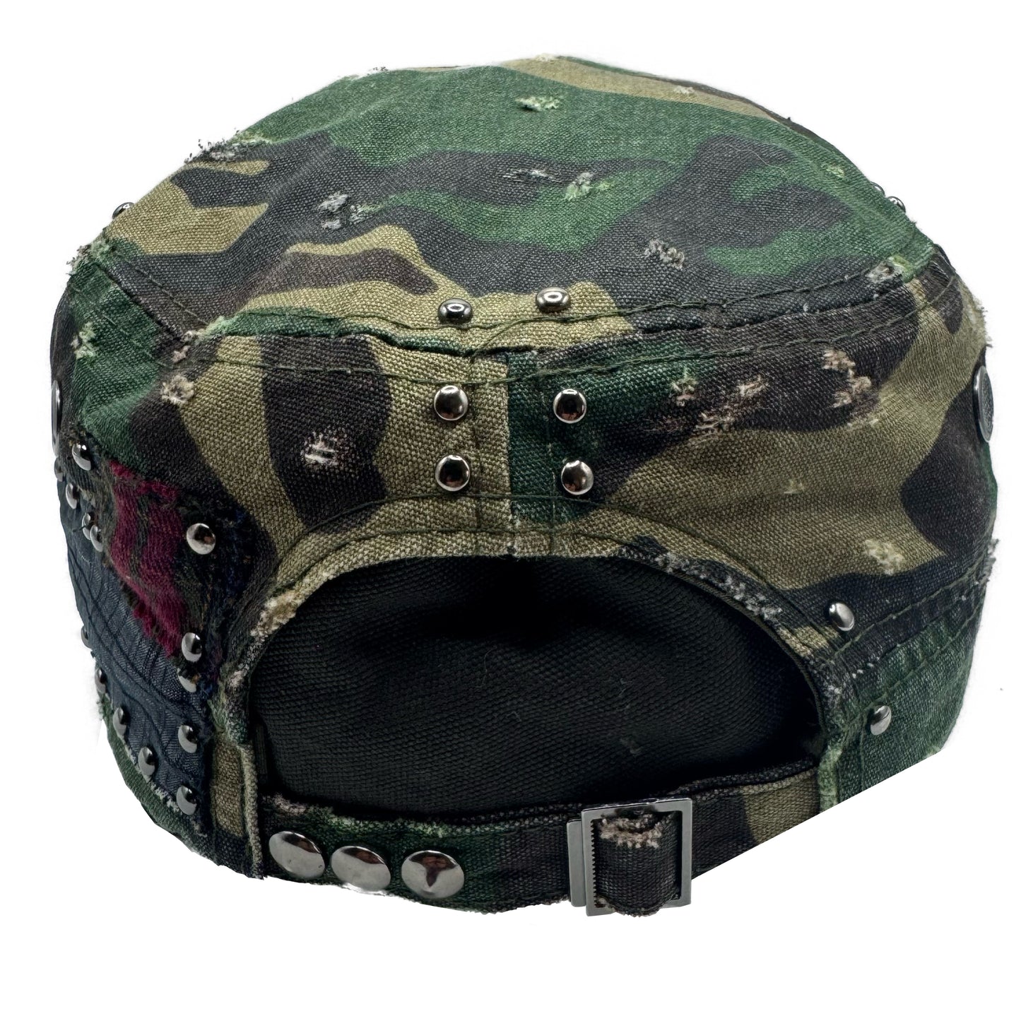 tartan camo military cap