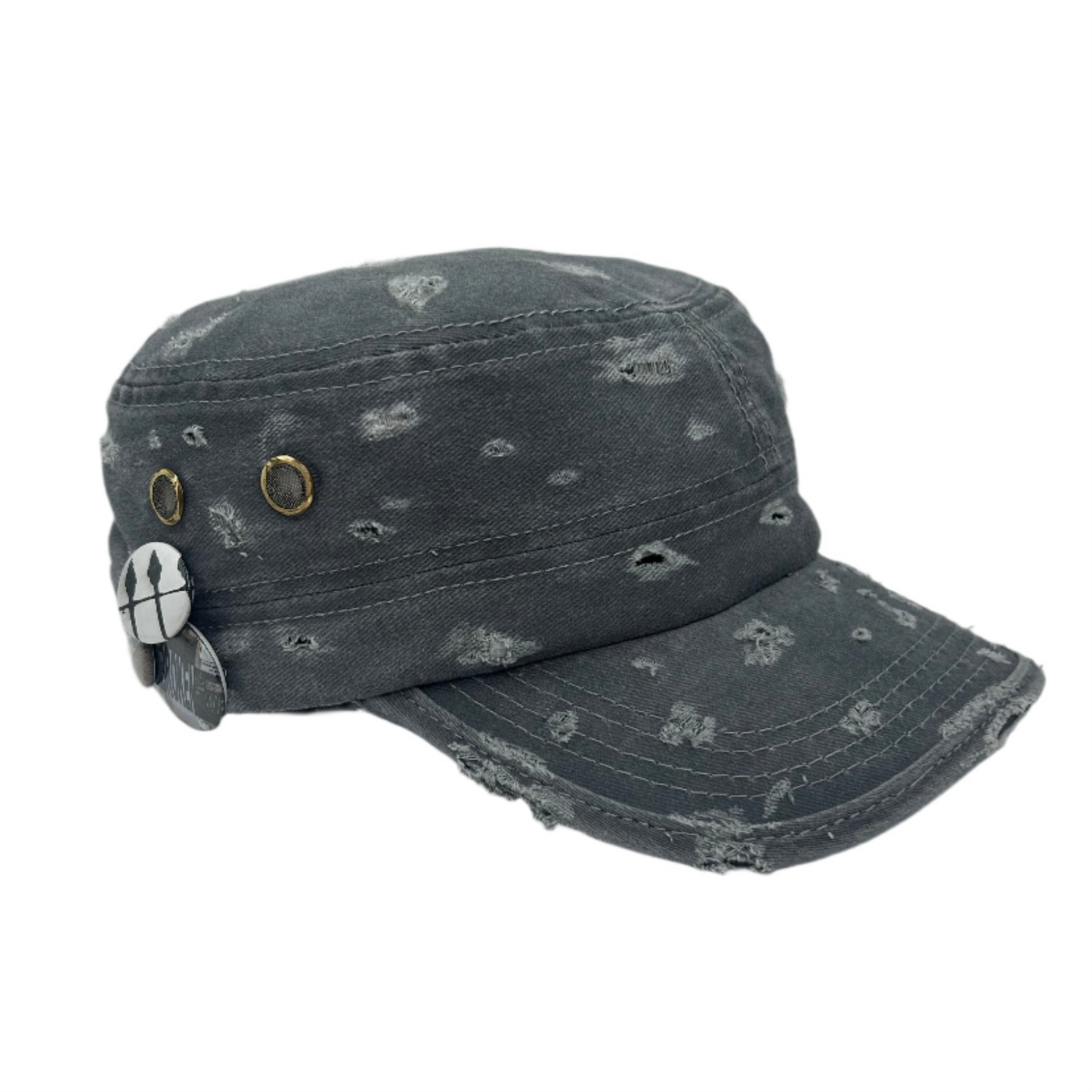 Custom Military Cap–Ash