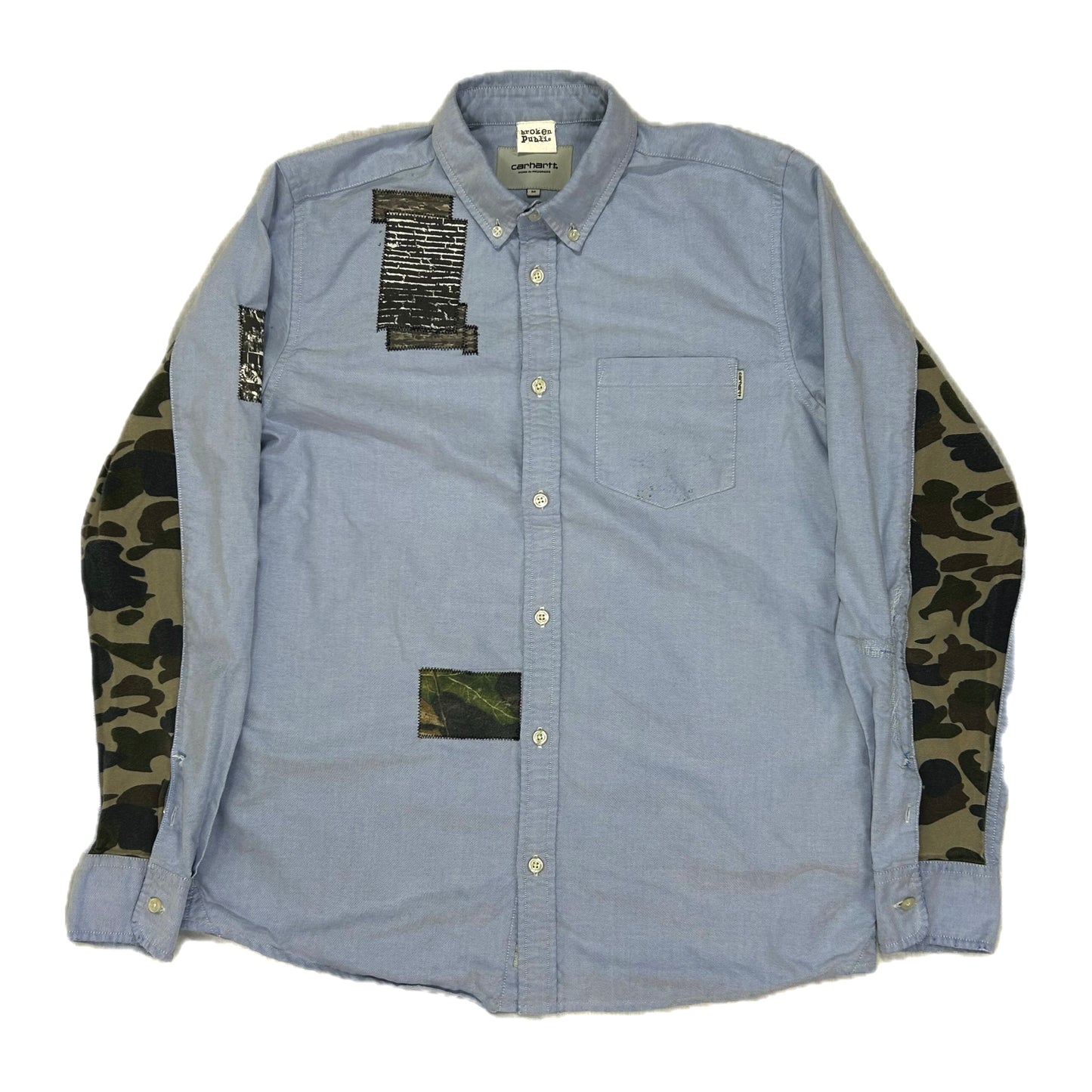 Custom Patchwork Carhartt Button up