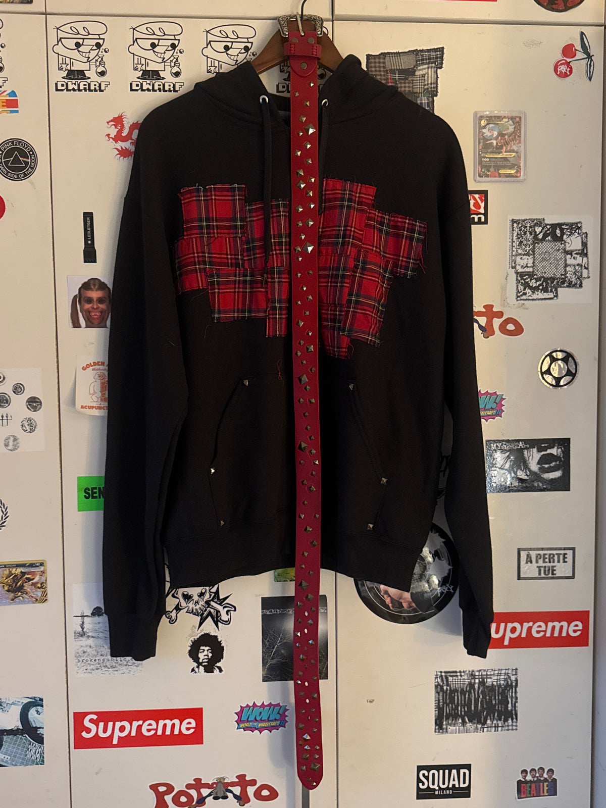 custom belt & hoodie—tallis