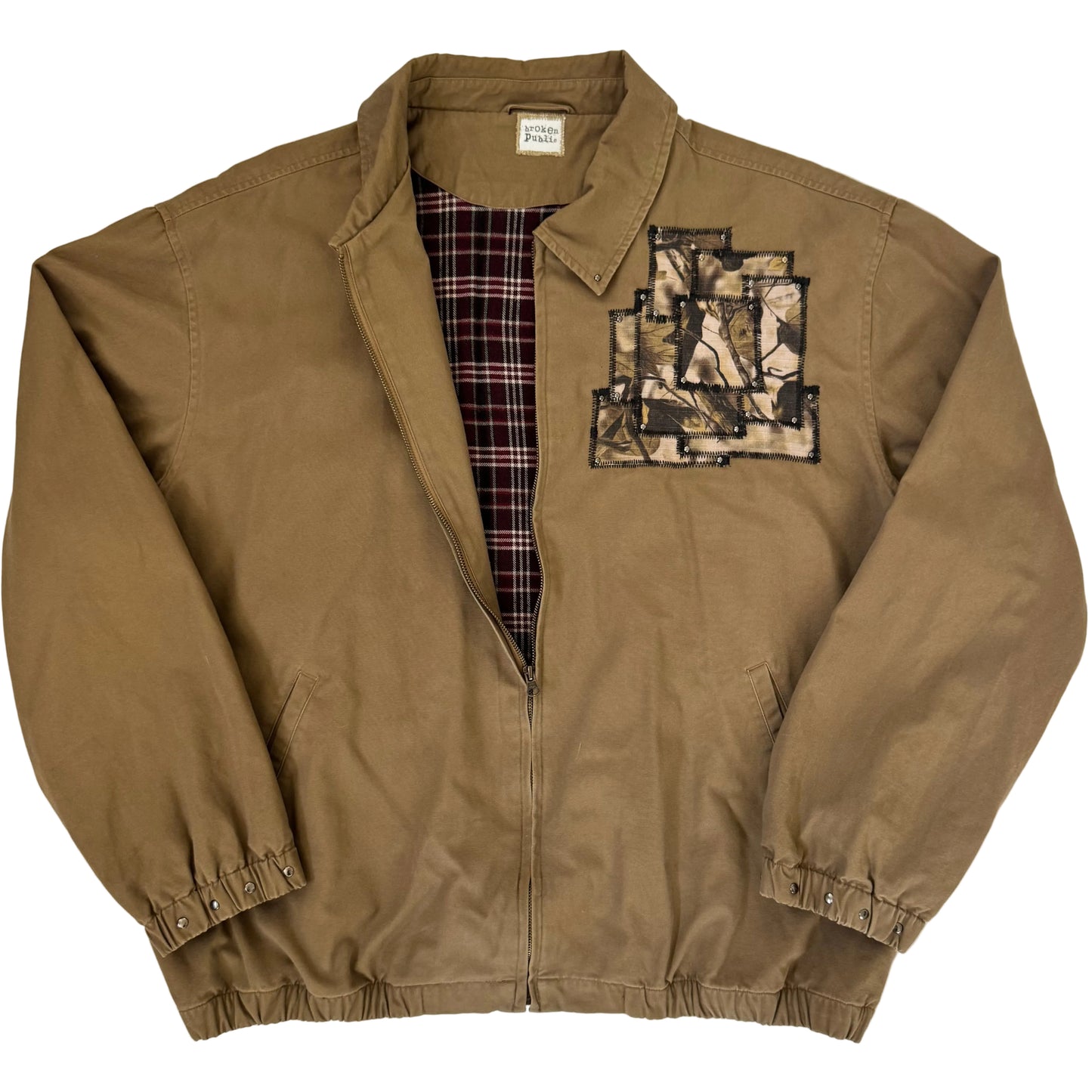 “Woodland” Patchwork Workwear Jacket