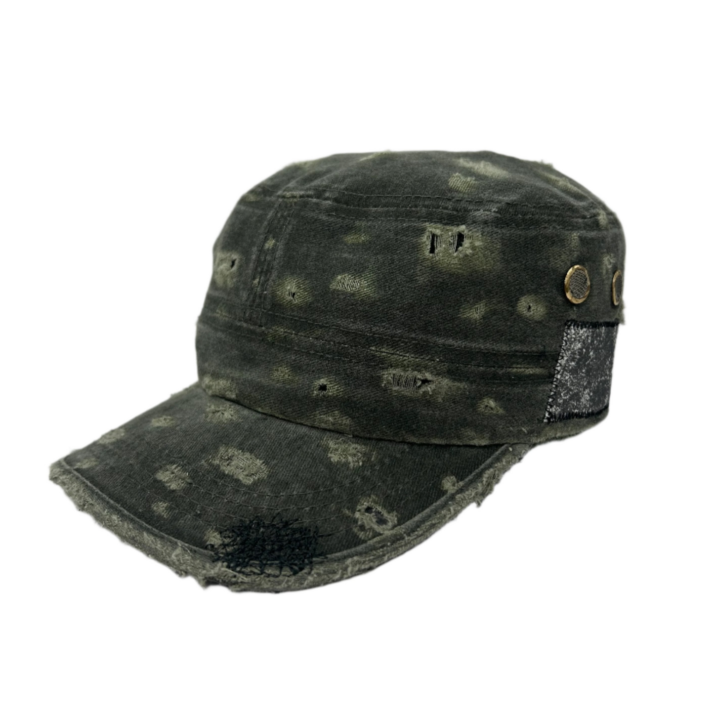 Custom Military Cap–Moss