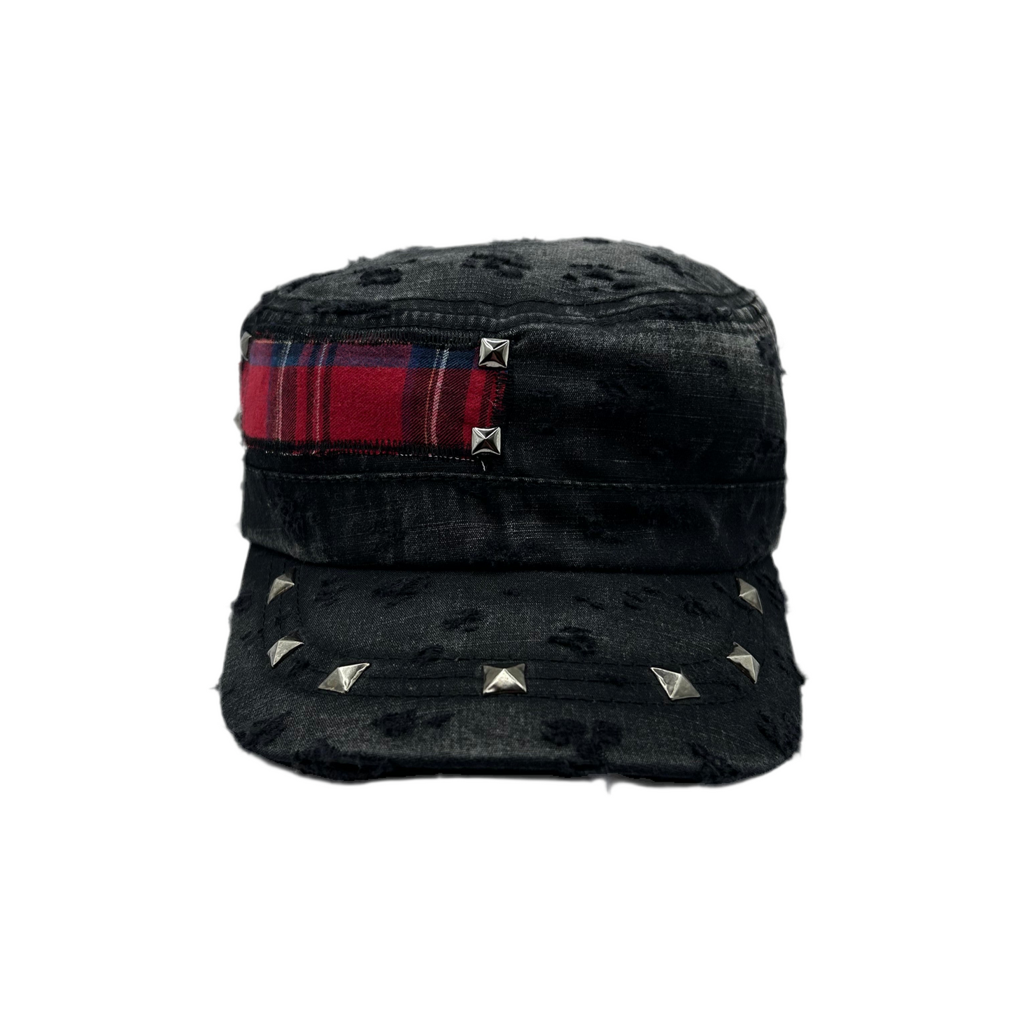1 of 1 Handcrafted Military Cap–Tartan