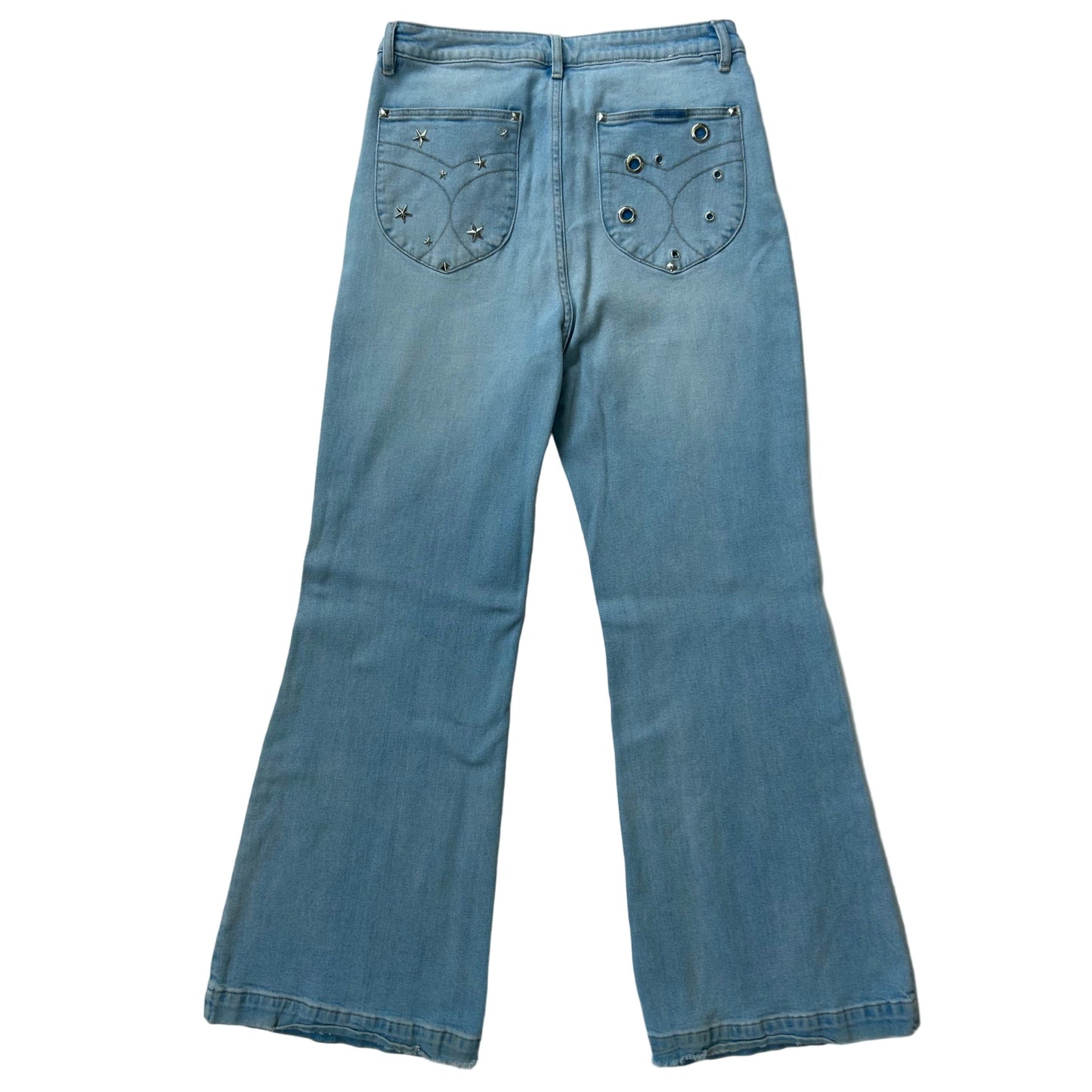 “East Coast” Riveted Flared Denim