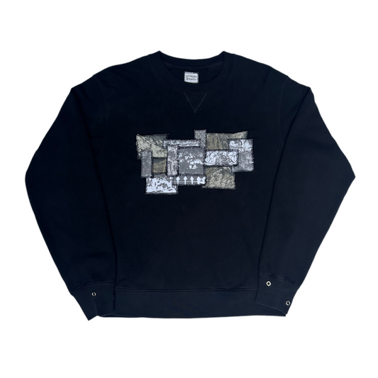 1 of 1 Patchwork Sweatshirt–Black Realtree