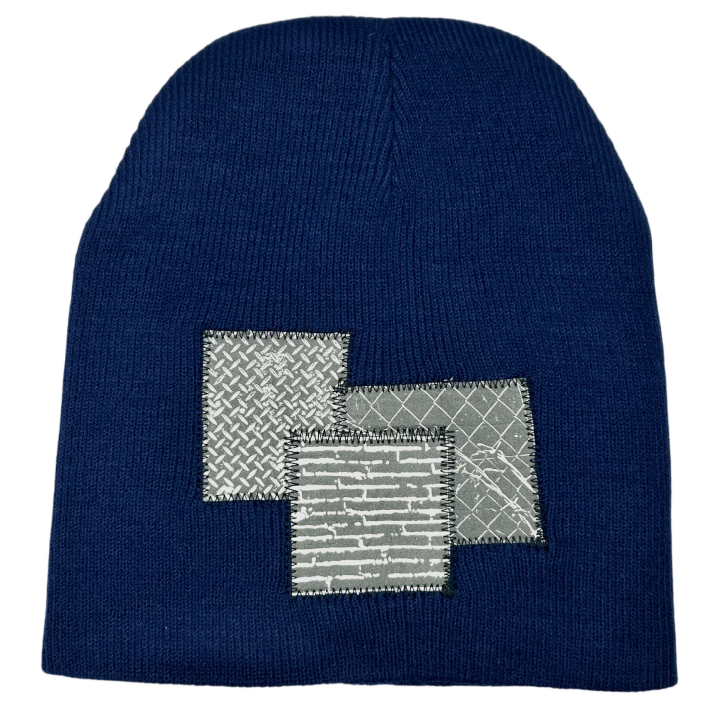 Custom Skully Beanie–Deep Blue