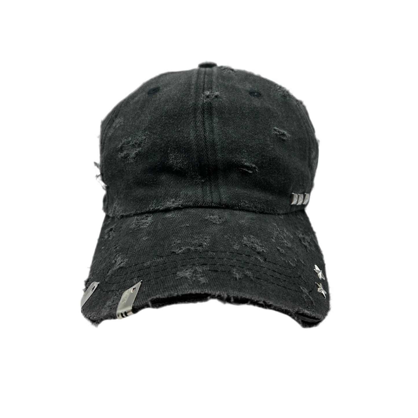 1 of 1 Handcrafted Baseball Cap–Washed Black