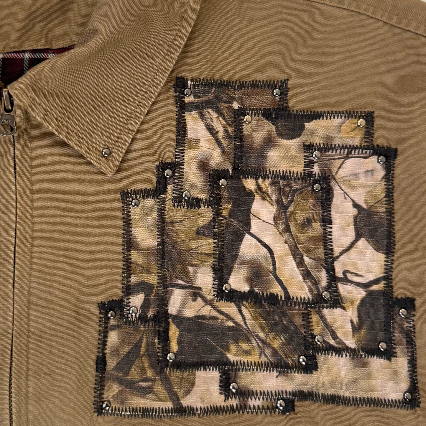 “Woodland” Patchwork Workwear Jacket