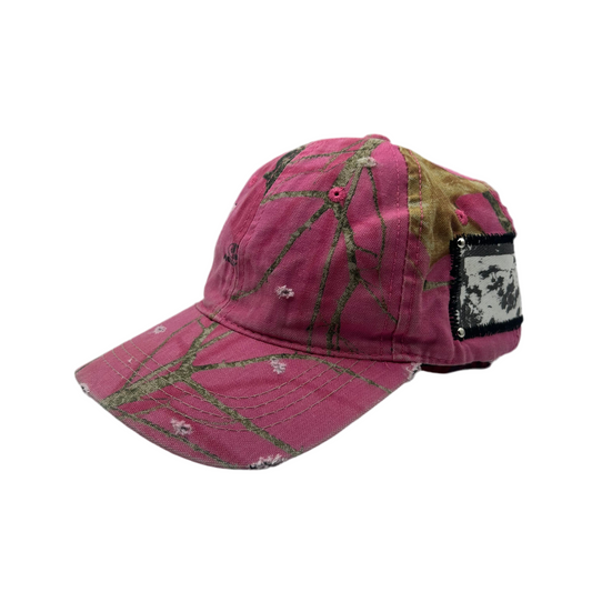 1 of 1 Handcrafted Military Cap–Pink Realtree