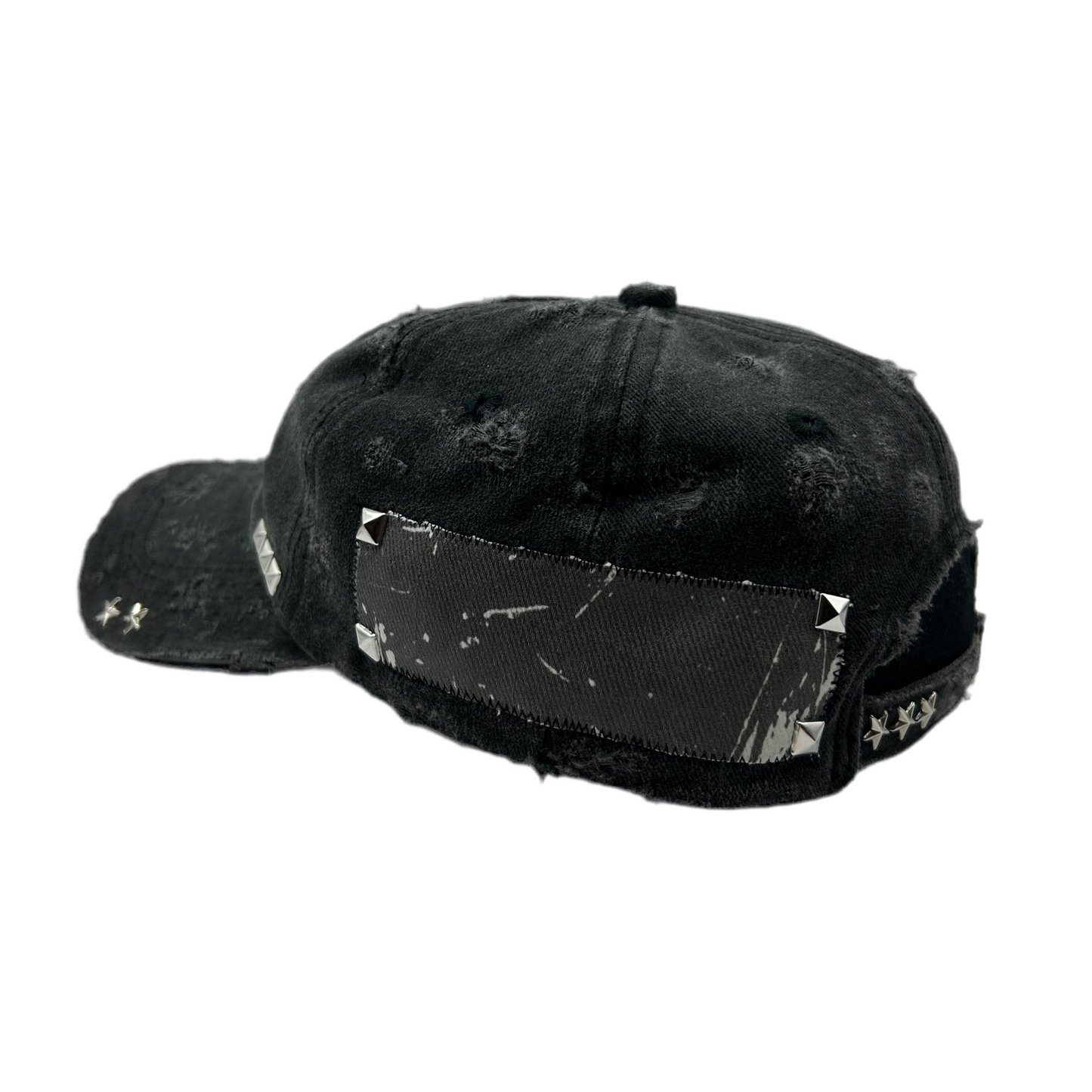 1 of 1 Handcrafted Baseball Cap–Washed Black