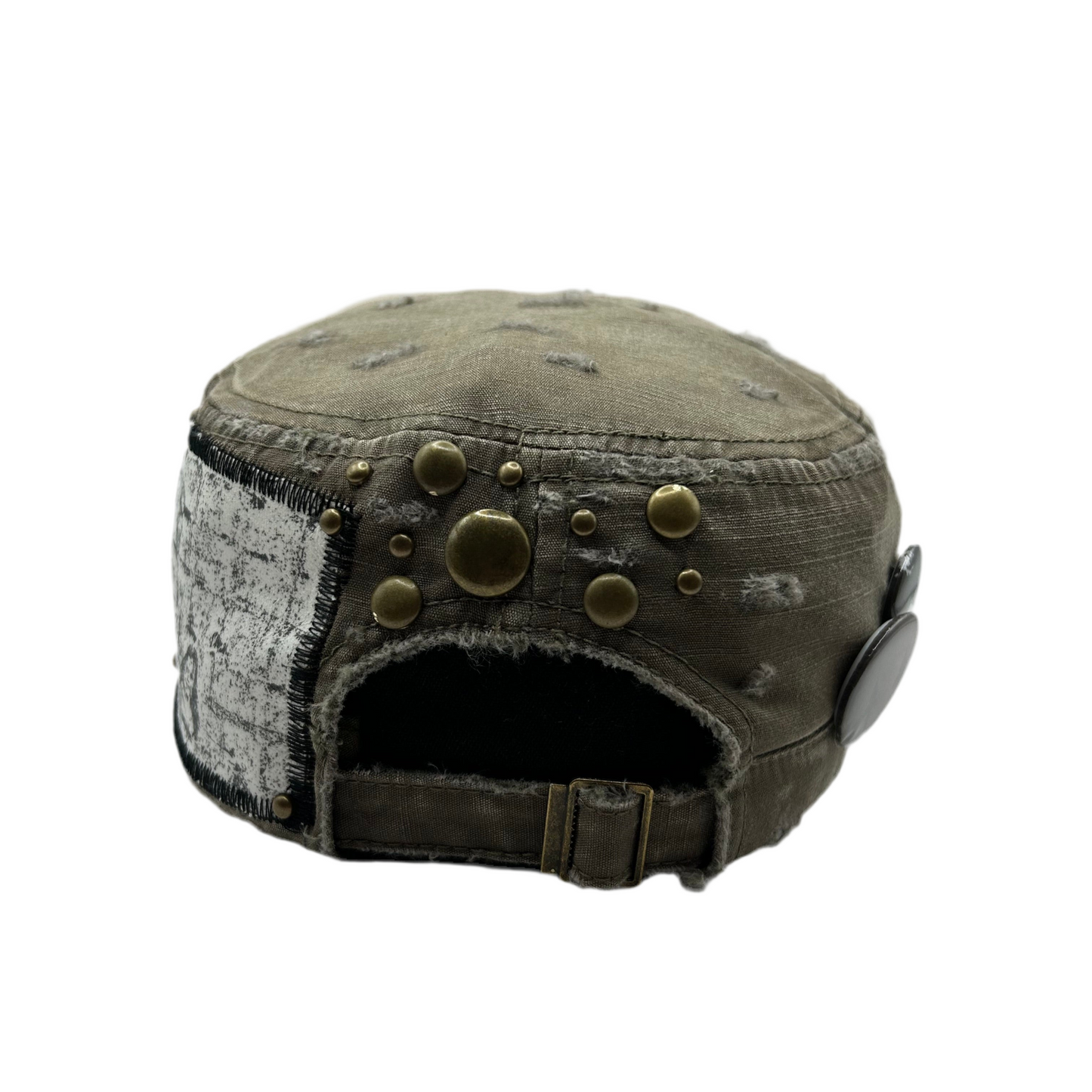 1 of 1 Handcrafted Military Cap–Sandstorm