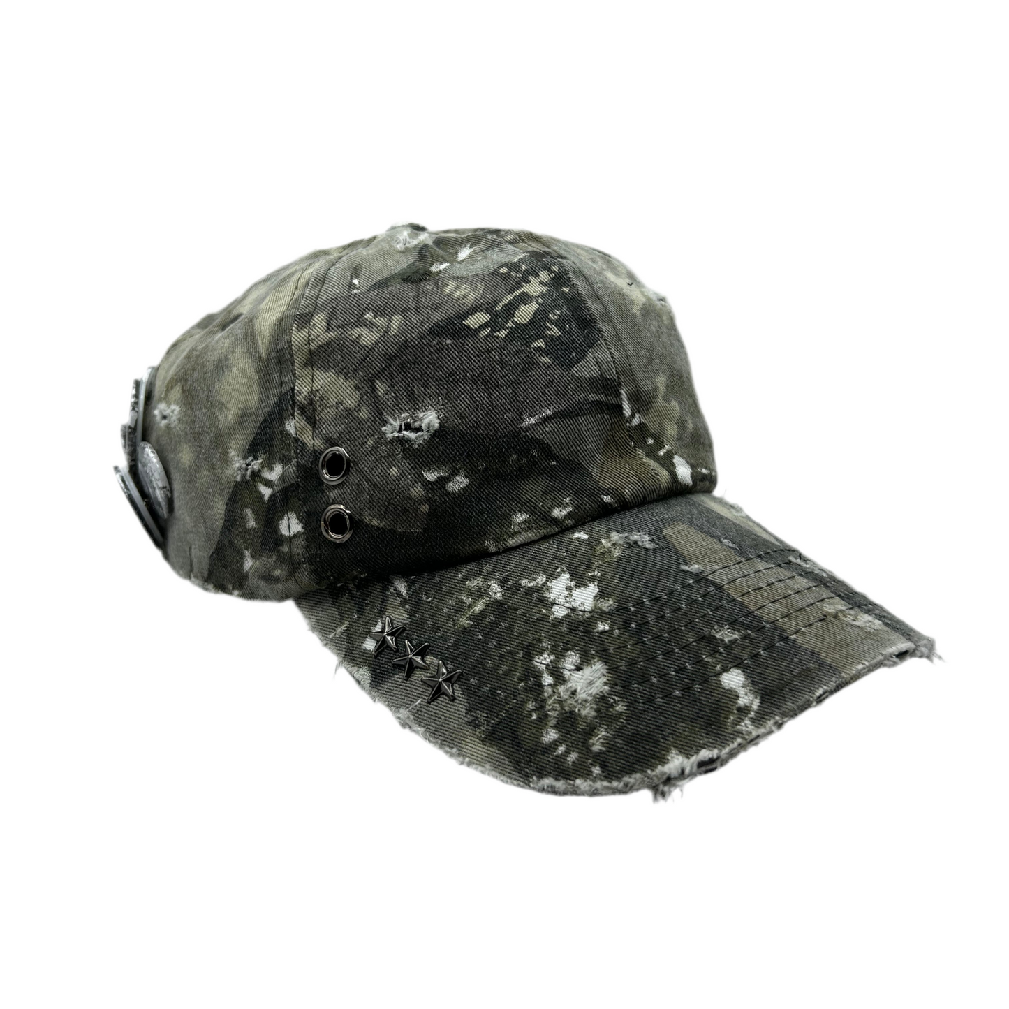 1 of 1 Handcrafted Baseball Cap–Forest