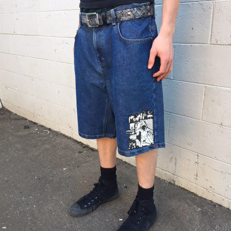 1 of 1 Handcrafted Navy Jorts