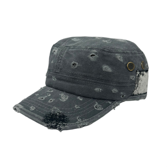 Custom Military Cap–Ash