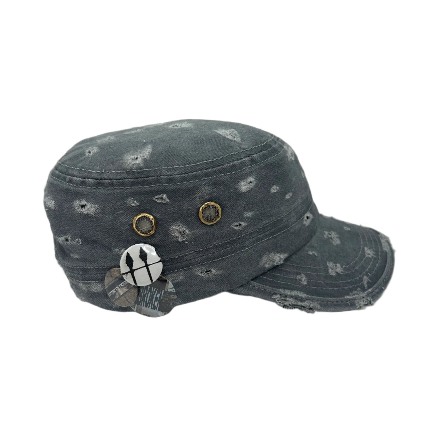 Custom Military Cap–Ash 