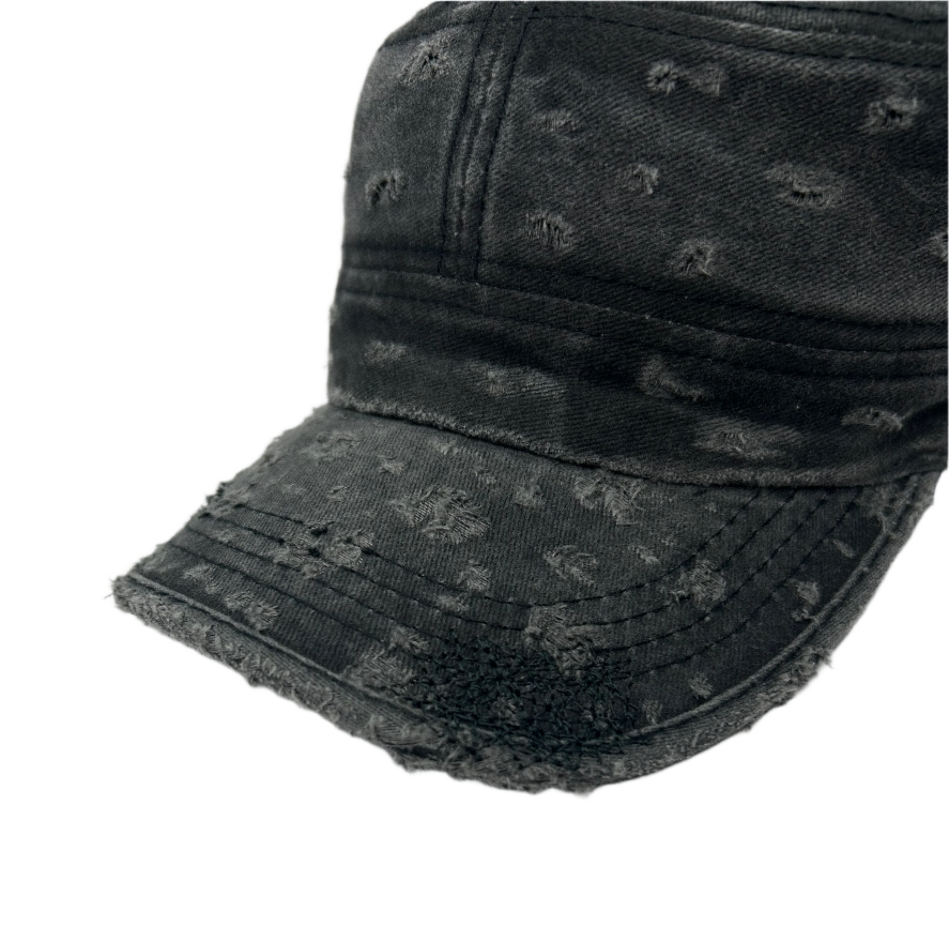 Custom Military Cap–Charcoal