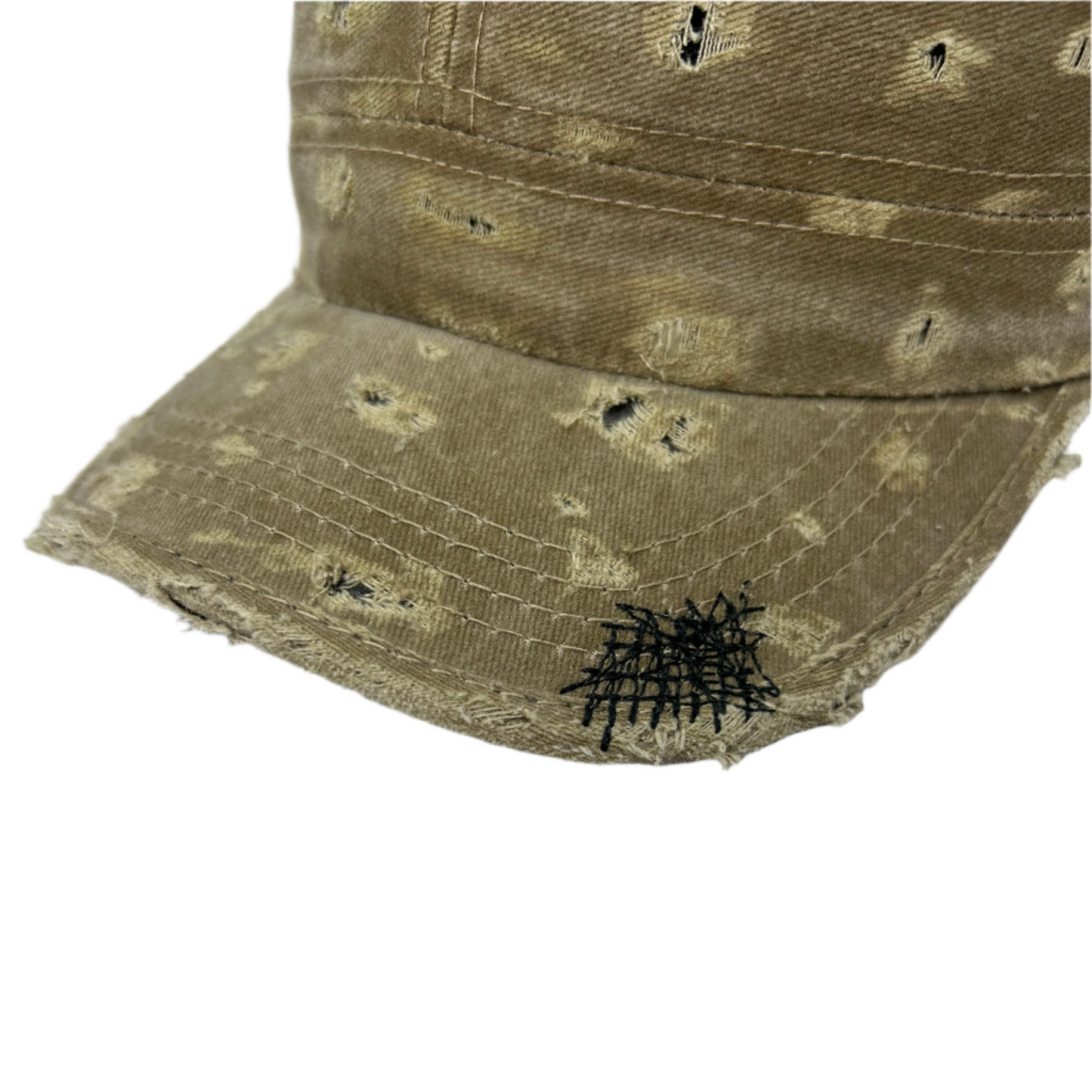 Custom Military Cap–Sandstone