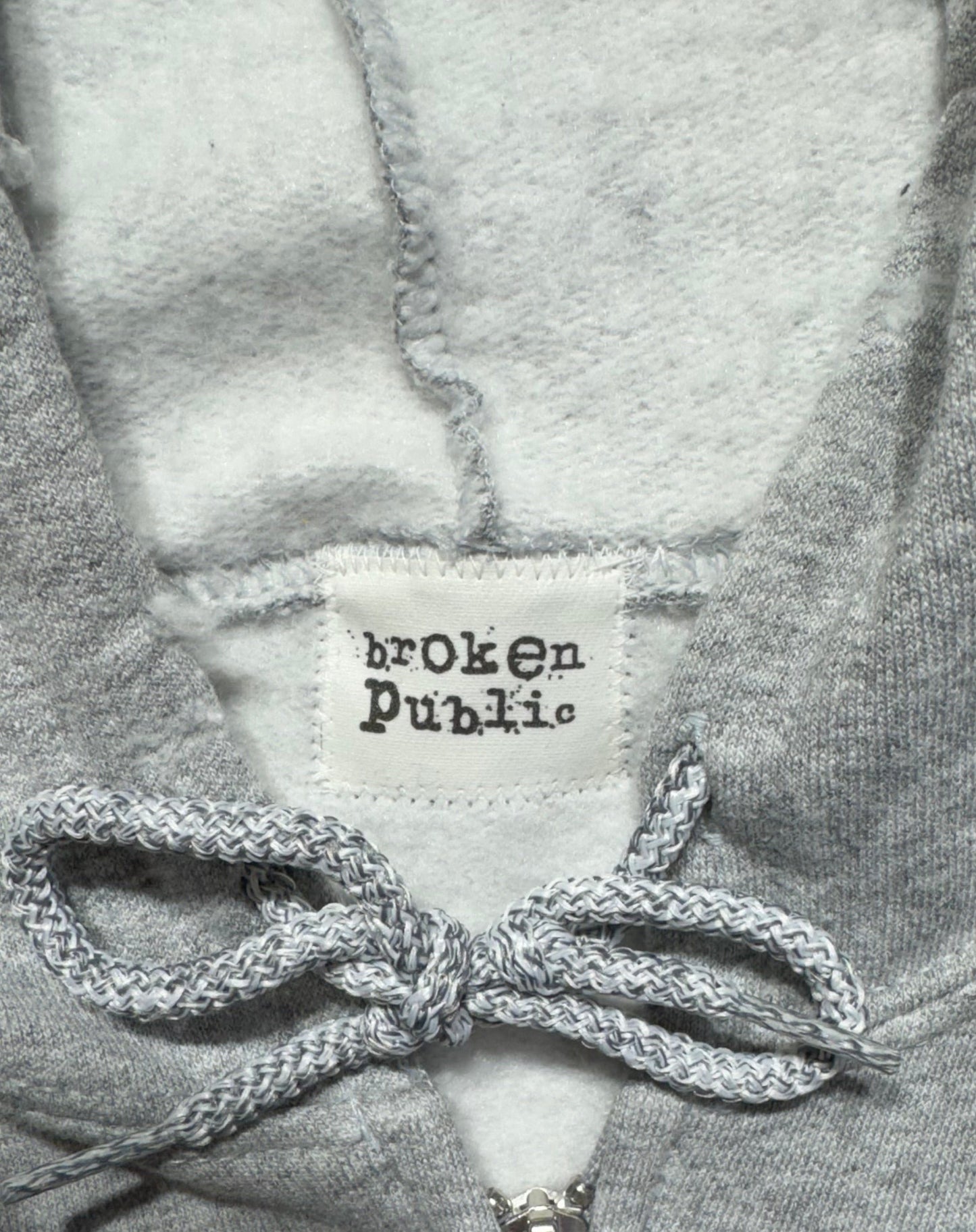 1 of 1 Zip-Up Hooded Sweatshirt–Smoke