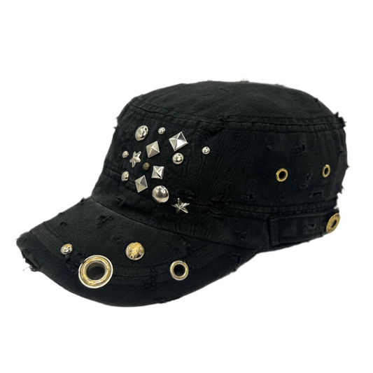 Custom Military Cap–Obsidian